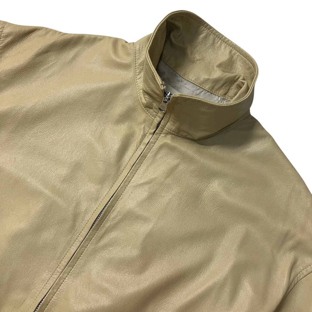 YOKE 25SSLEATHER TRAINING JACKETレザージャケットYK25SS0905B 古着・中古-3枚目のアイテム画像
