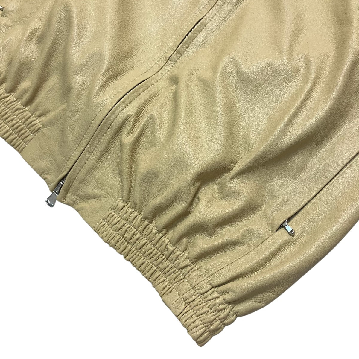 YOKE 25SSLEATHER TRAINING JACKETレザージャケットYK25SS0905B 古着・中古-5枚目のアイテム画像
