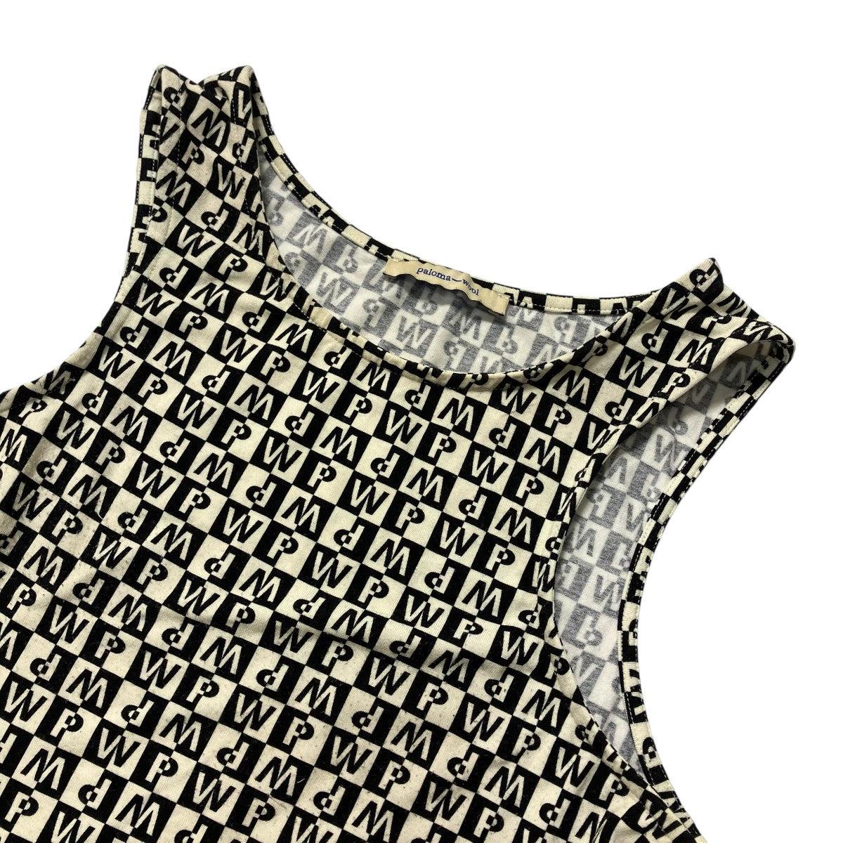 PALOMA-WOOL 21SS総柄ノースリーブロングワンピースPJM021 古着・中古-3枚目のアイテム画像