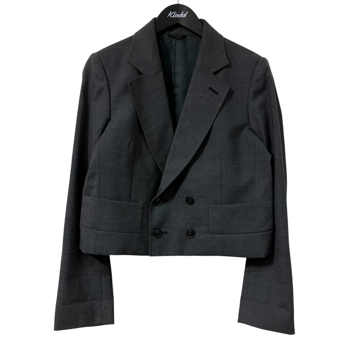 25SSWool short jacketバックワッペンテーラードジャケットTP251-FD243