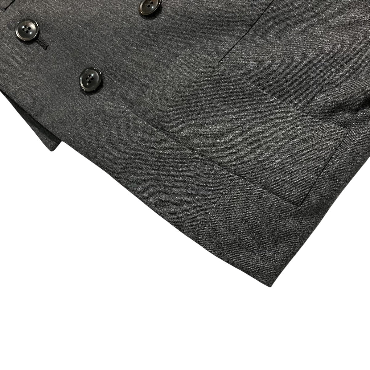 25SSWool short jacketバックワッペンテーラードジャケットTP251-FD243