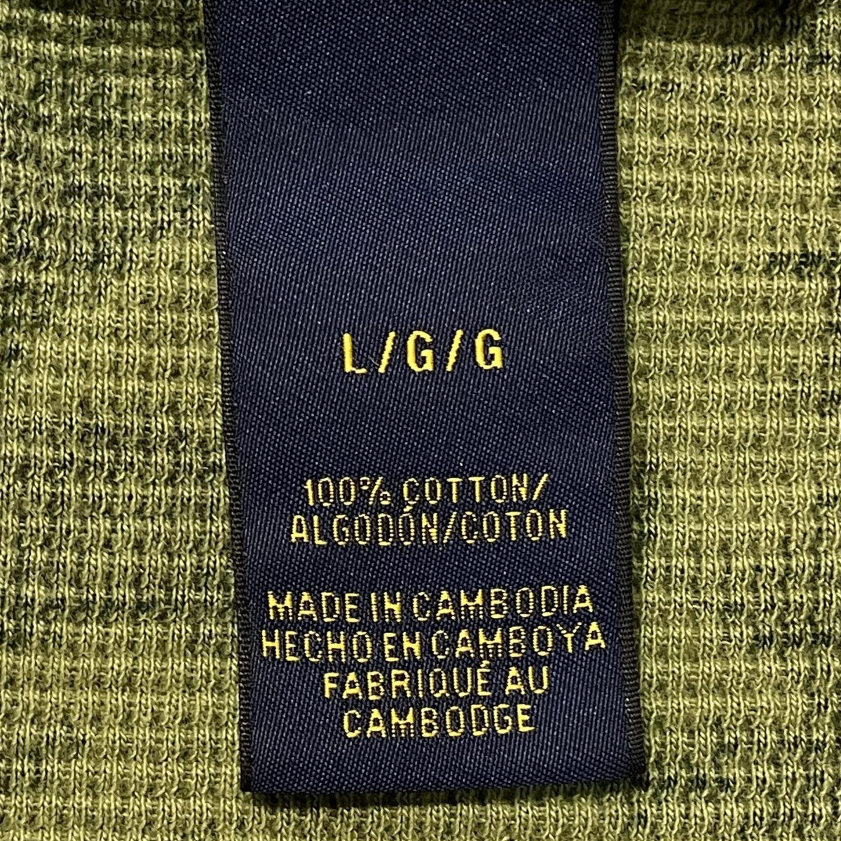 POLO RALPH LAUREN カモ柄ワッフルカットソー 古着・中古-6枚目のアイテム画像