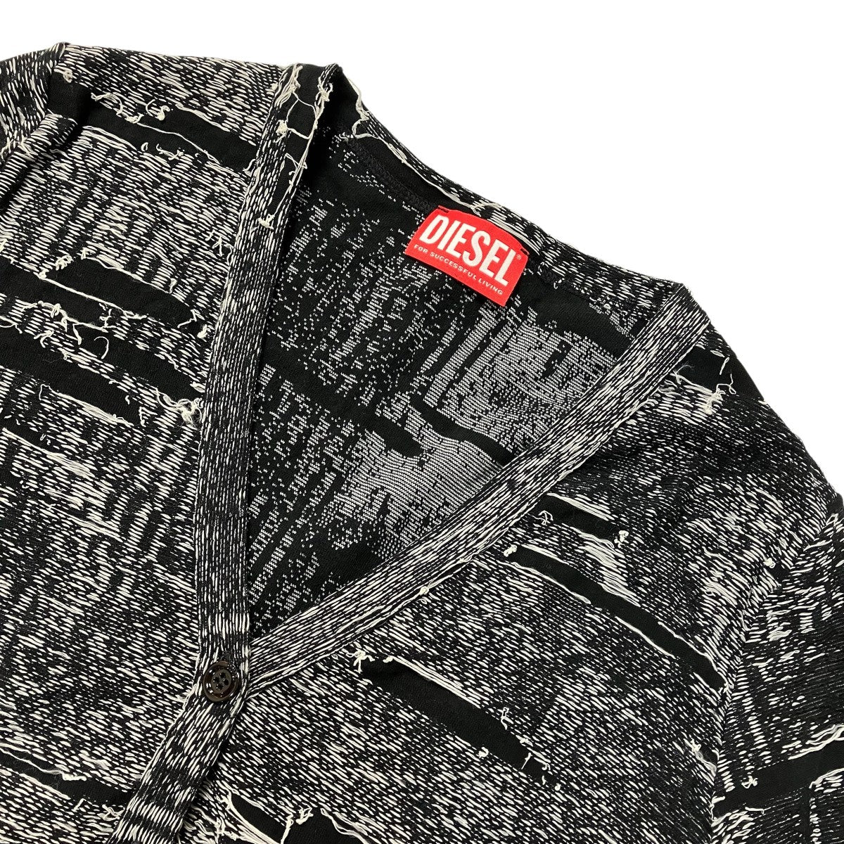DIESEL Vネックカーディガン 古着・中古-3枚目のアイテム画像