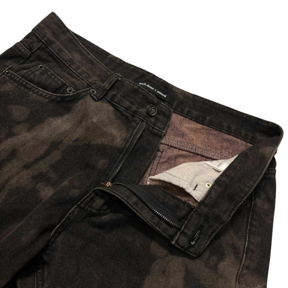 WELL DONE×MINED ストレートデニムパンツ 古着・中古-3枚目のアイテム画像