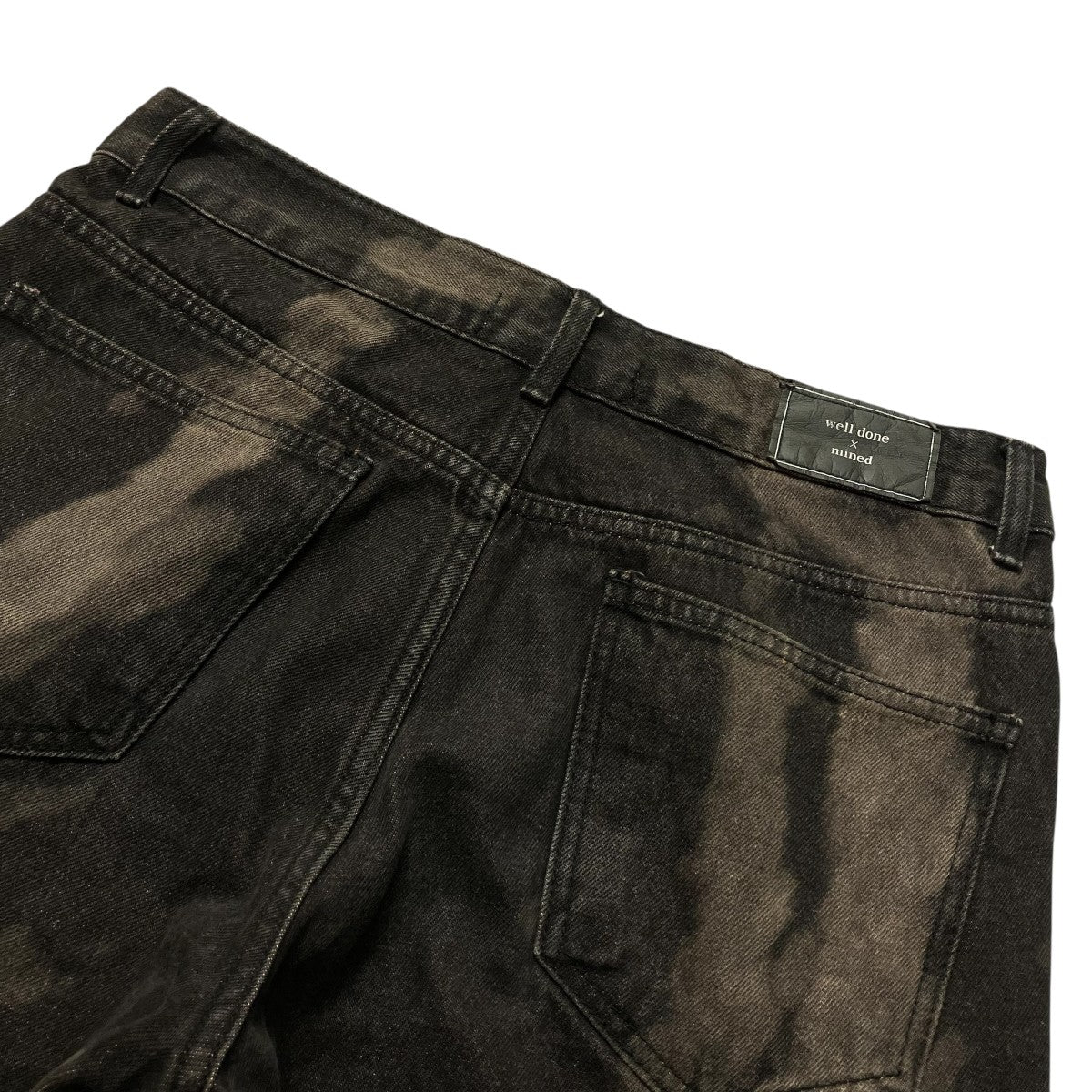 WELL DONE×MINED ストレートデニムパンツ 古着・中古-4枚目のアイテム画像