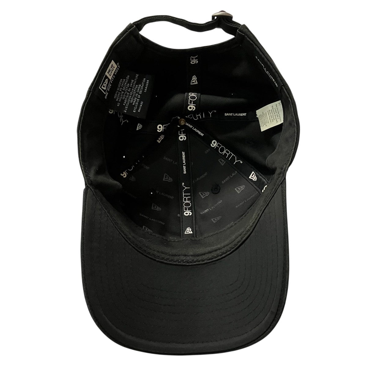 New Era×Saint Laurent Paris キャップ 古着・中古-4枚目のアイテム画像