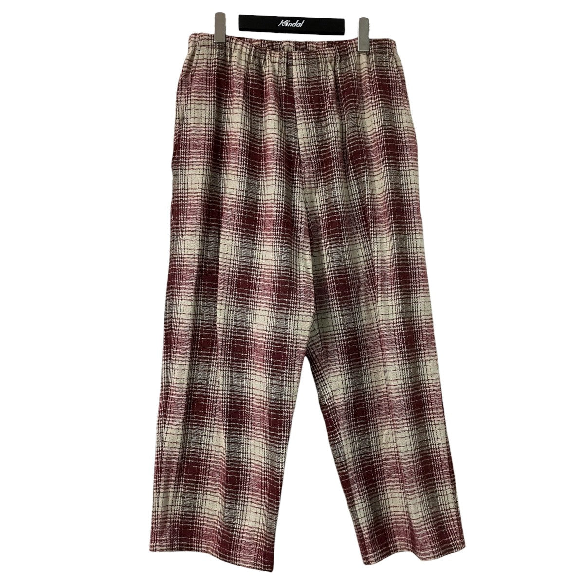 flannel check pyjama pantsイージーパンツ25 030 684 0122 3 0