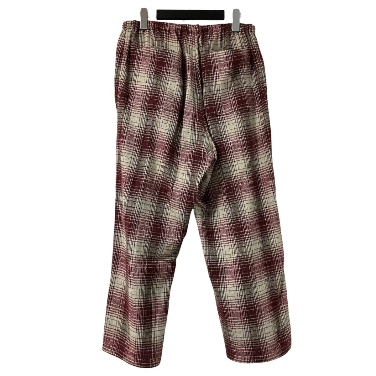 flannel check pyjama pantsイージーパンツ25 030 684 0122 3 0
