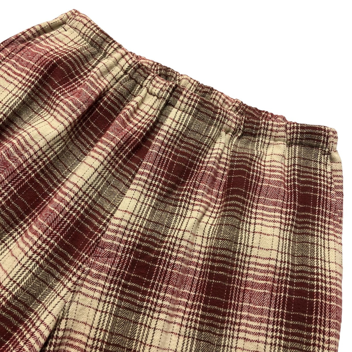 flannel check pyjama pantsイージーパンツ25 030 684 0122 3 0