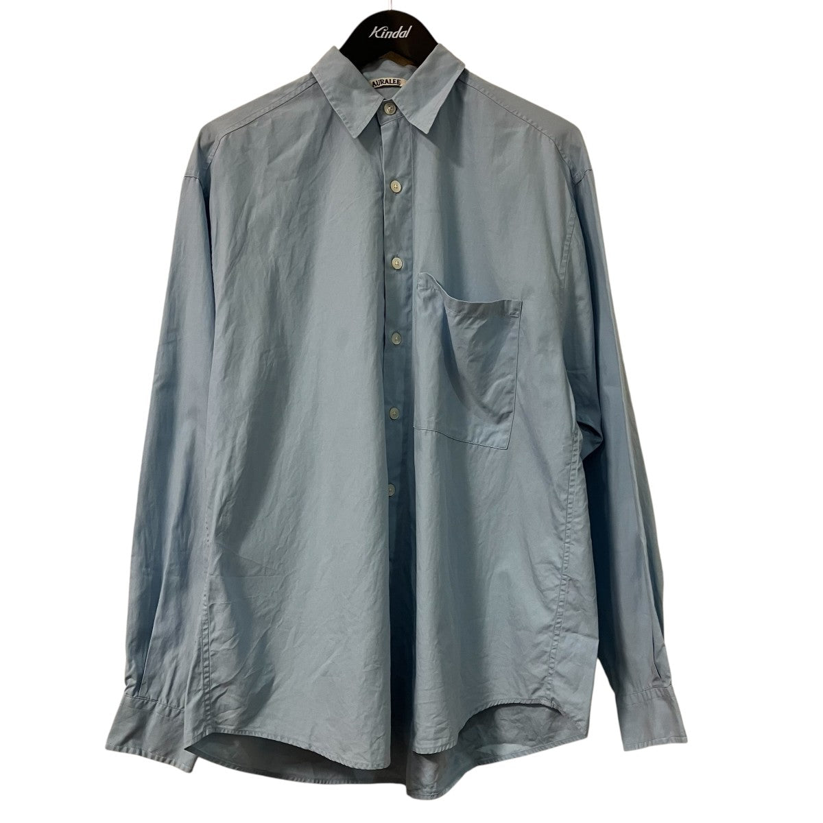 24SSWASHED FINX TWILL BIG SHIRT長袖シャツA24SS02TN