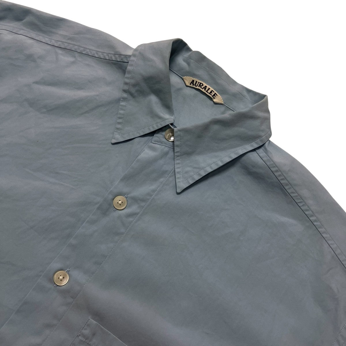 24SSWASHED FINX TWILL BIG SHIRT長袖シャツA24SS02TN