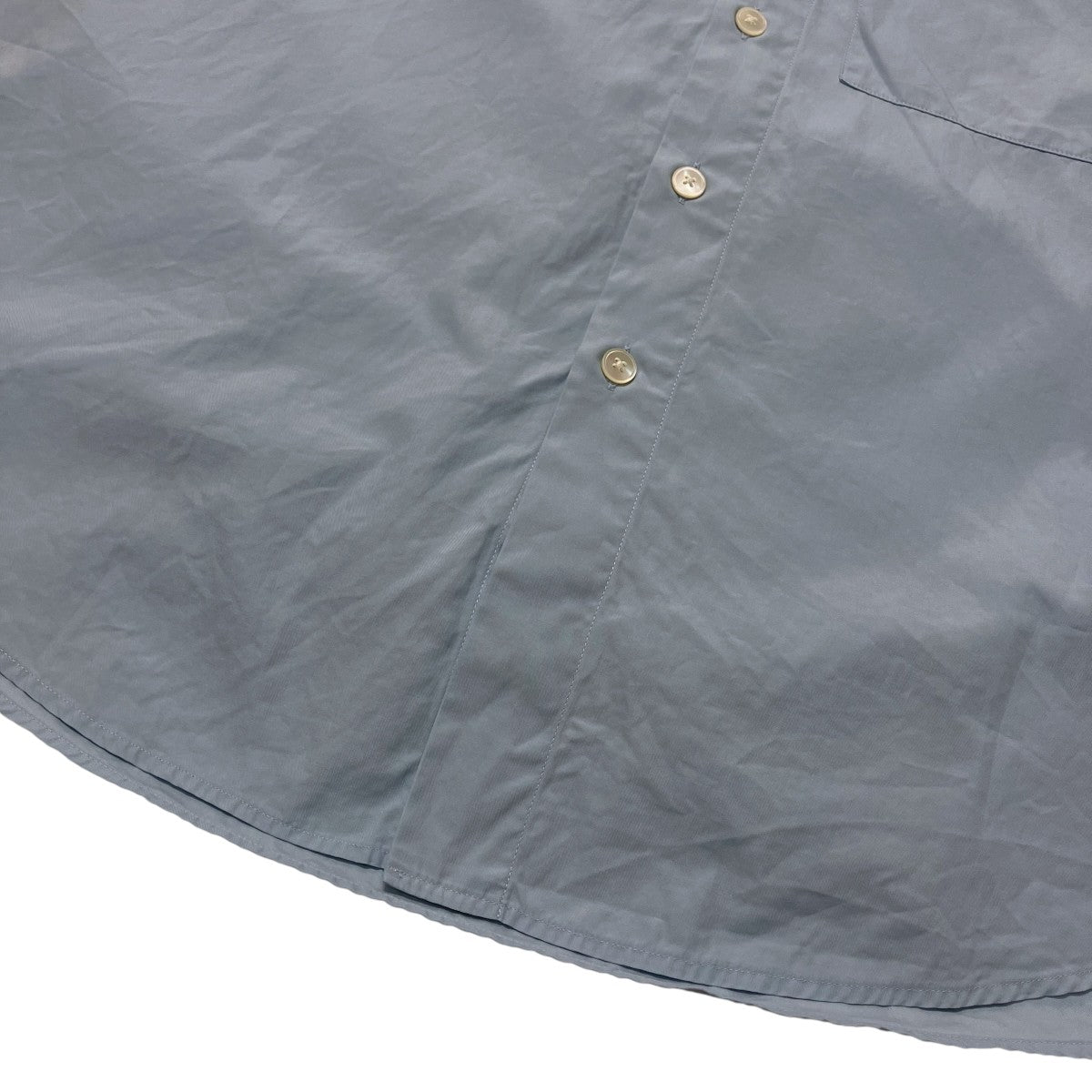 24SSWASHED FINX TWILL BIG SHIRT長袖シャツA24SS02TN
