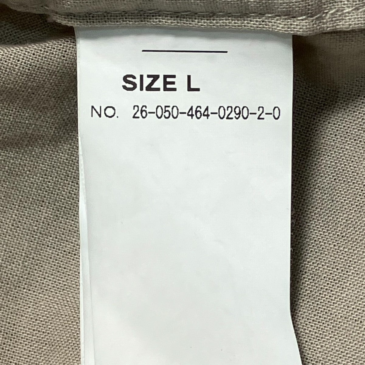 長袖シャツ26 050 464 0290 2 0
