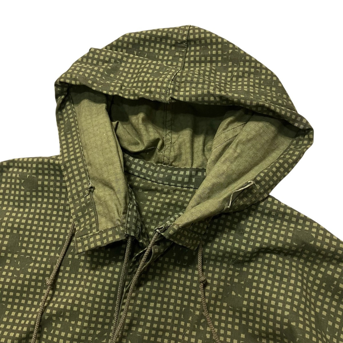 80s night desert camo fishtail hoodieミリタリーコート