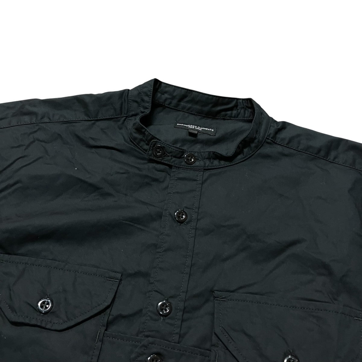 Banded Collar Shirt長袖シャツ