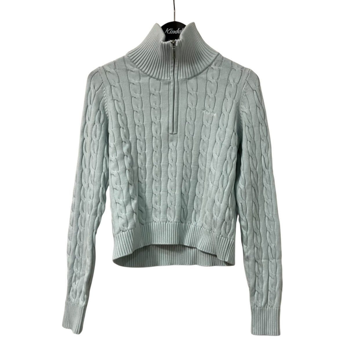 25SSハーフジップアランニットTT25611735