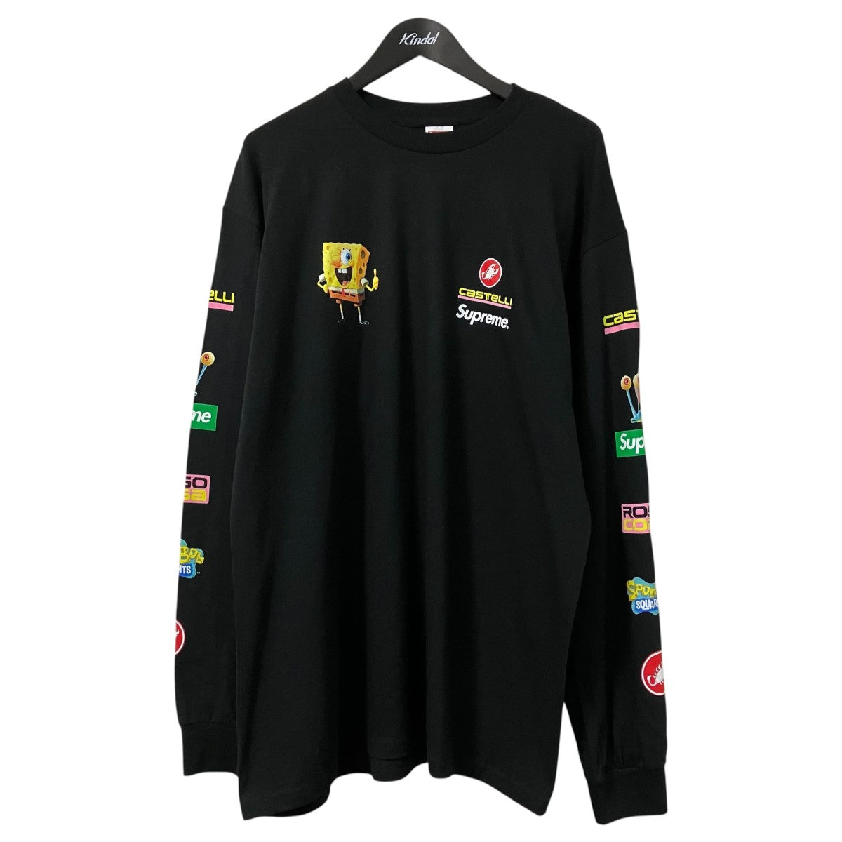 プリント長袖Tシャツ