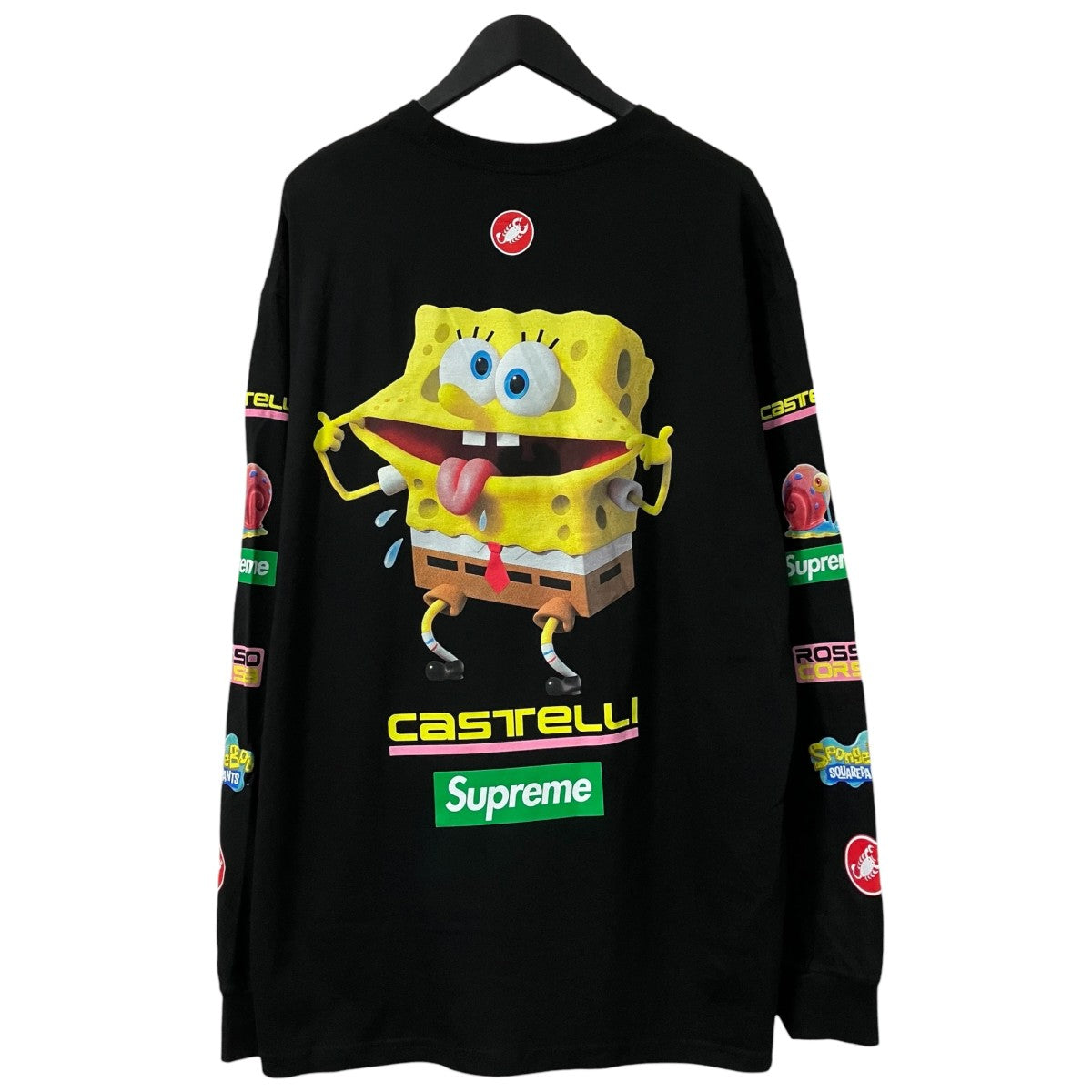 プリント長袖Tシャツ