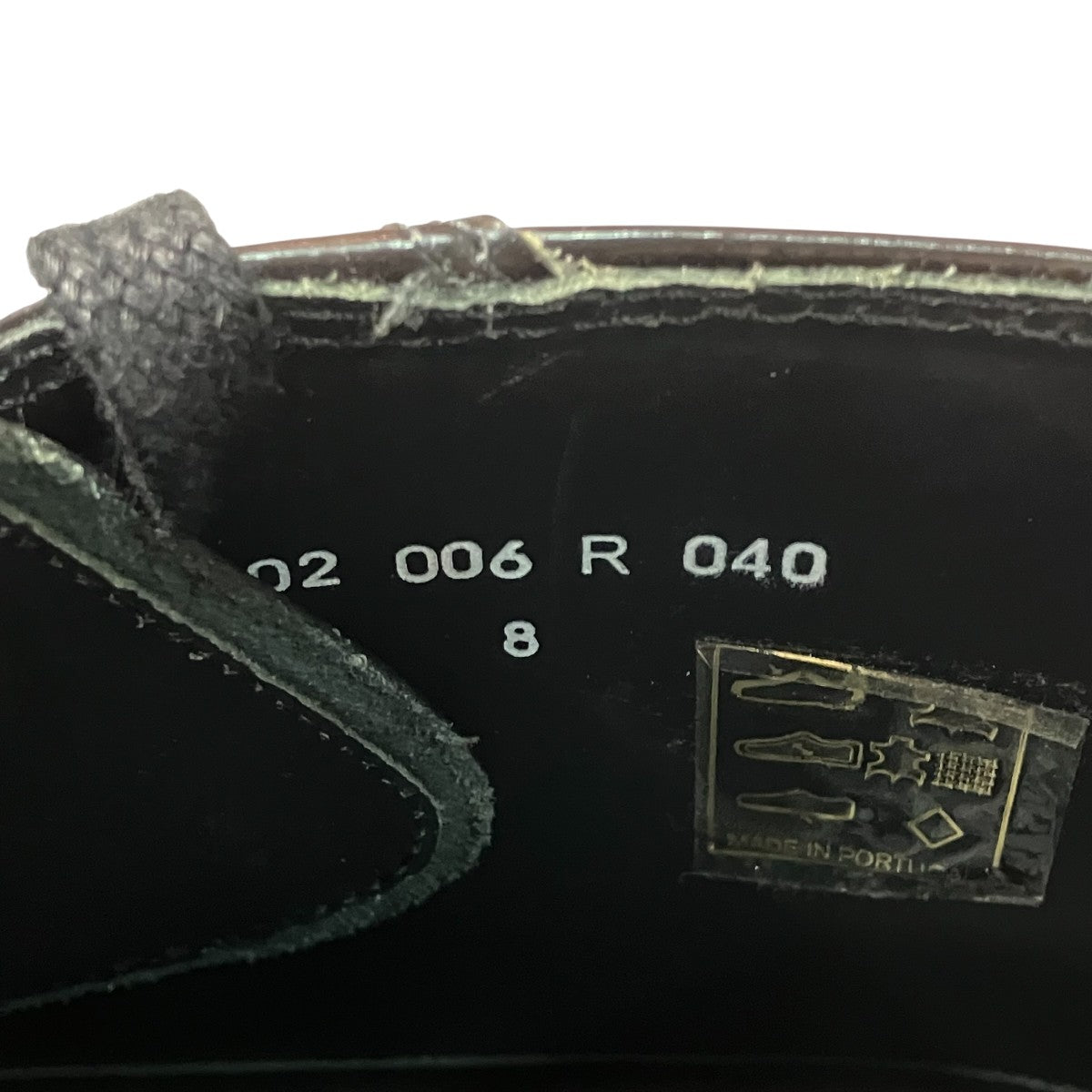 ジップアップレザーシューズ