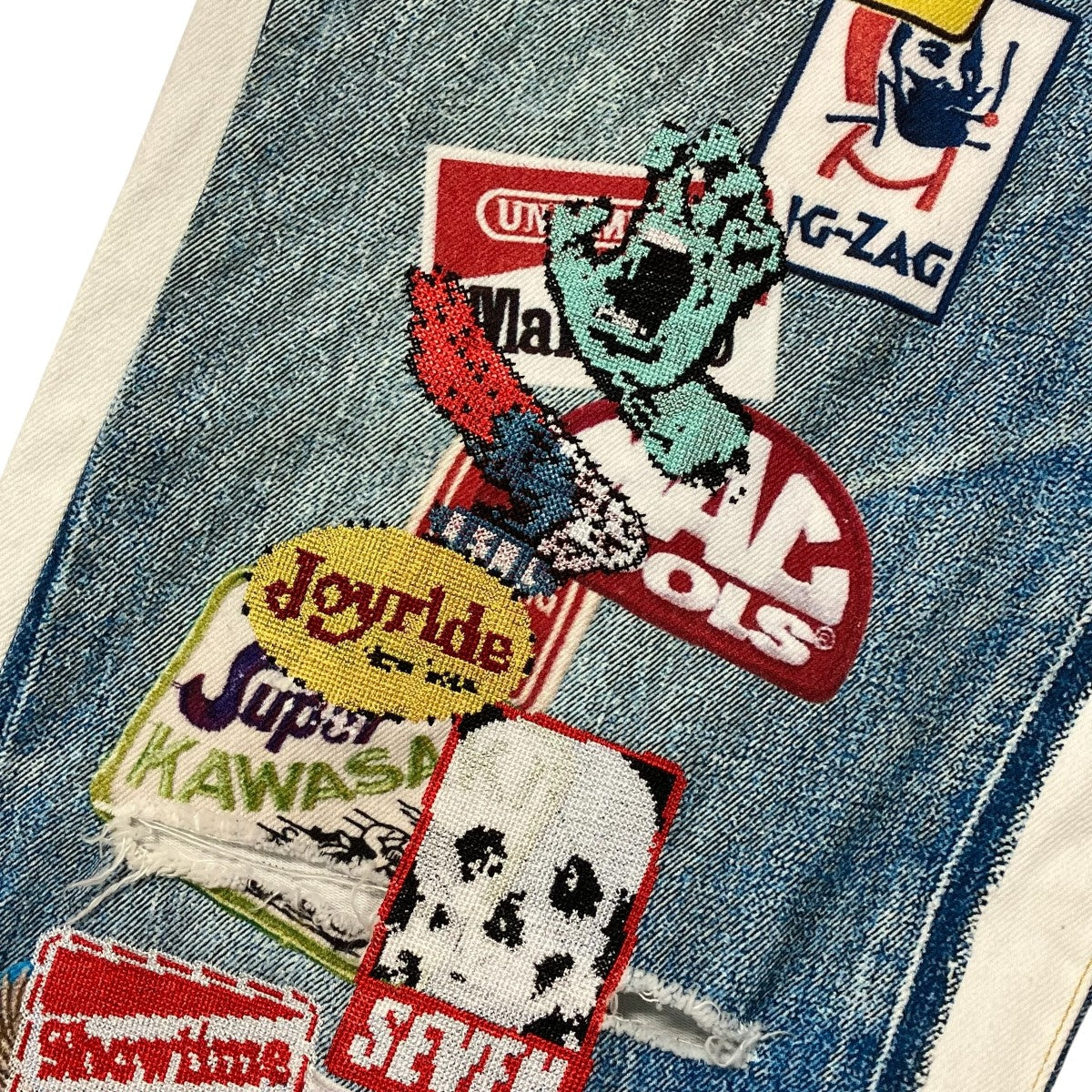 プリントデニムパンツPT-SV-NRS-1001