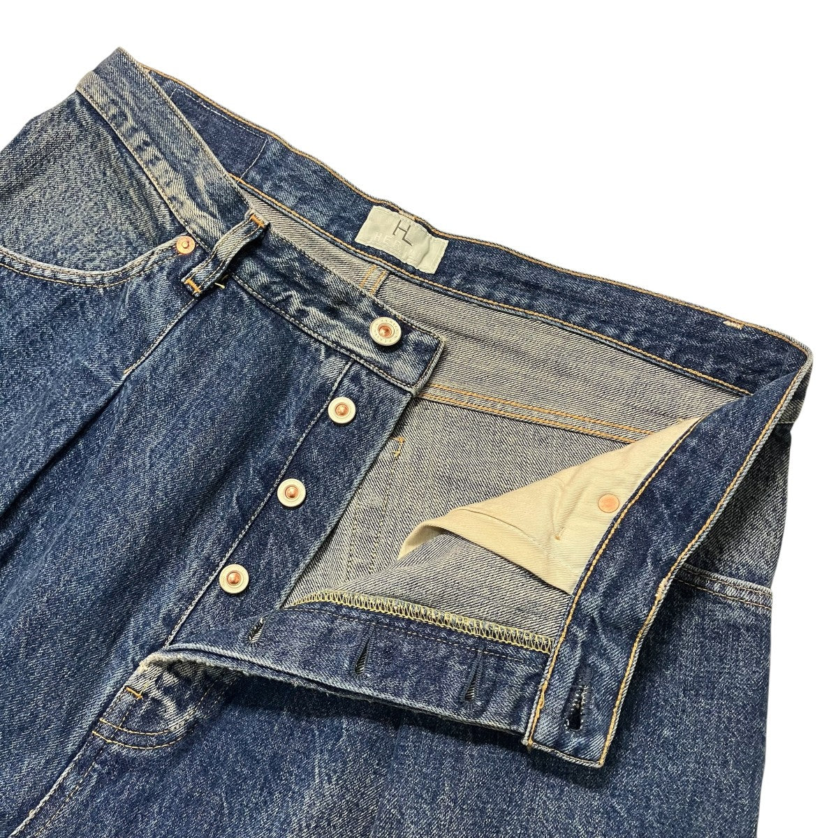 LINEN DENIM 4PKタックデニムパンツ25 030 HL 8220 30