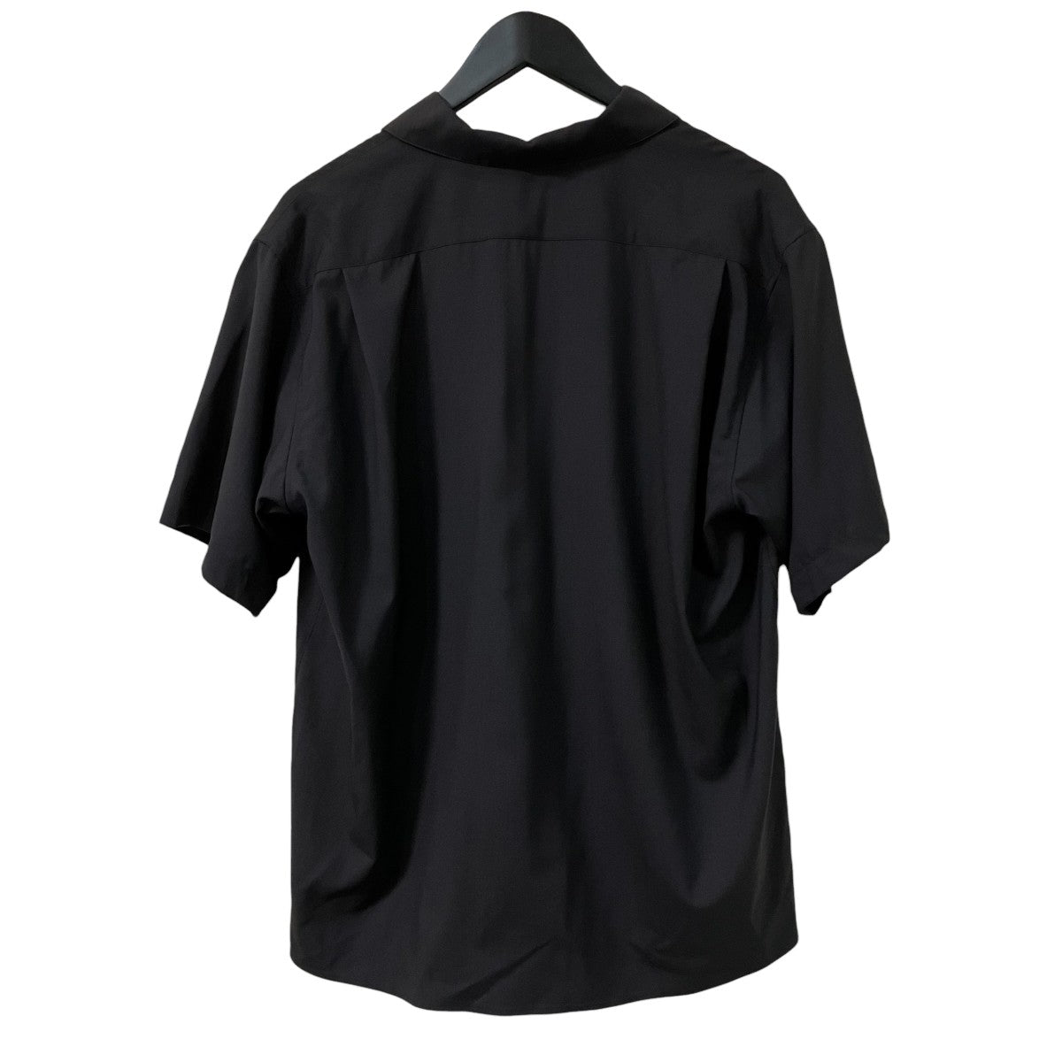 25SSORGANIC WOOL 2／80 TROPICAL ITALIAN OPEN COLLAR S／S SHIRT開襟半袖シャツA25B03SH02B