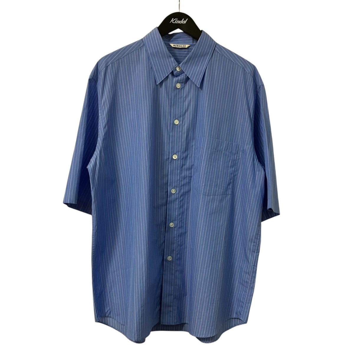 25SSSUVIN HIGH COUNT CLOTH STRIPE HALF SLEEVED SHIRTコットンストライプ半袖シャツA25SS02SS