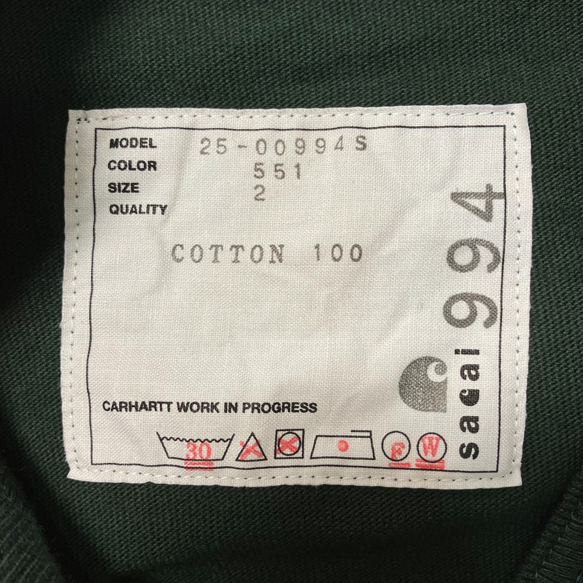 クルーネック長袖Tシャツ25-00994S