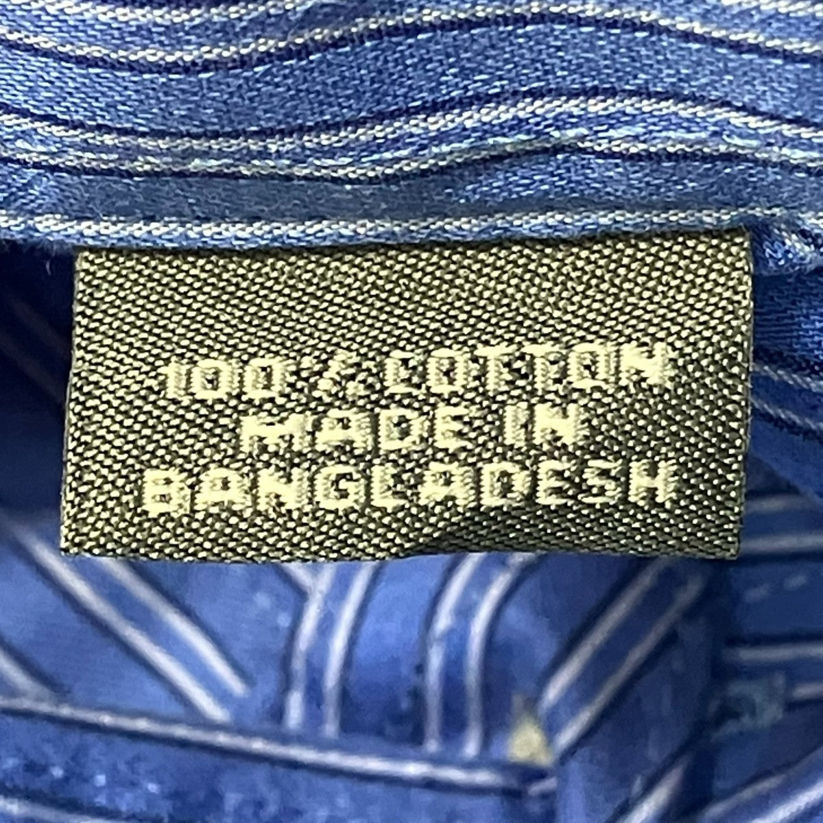 USED(ユーズド) ストライプシャツ ブルー サイズ L｜【公式】カインド