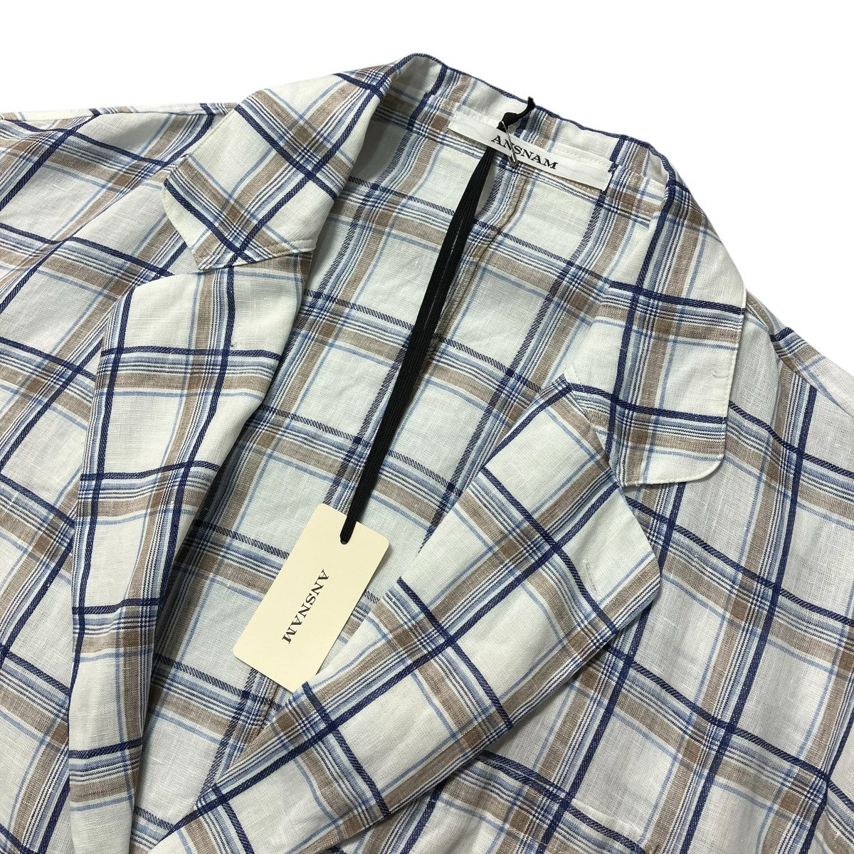 チェックリネンジャケットAN26SS17-6-4