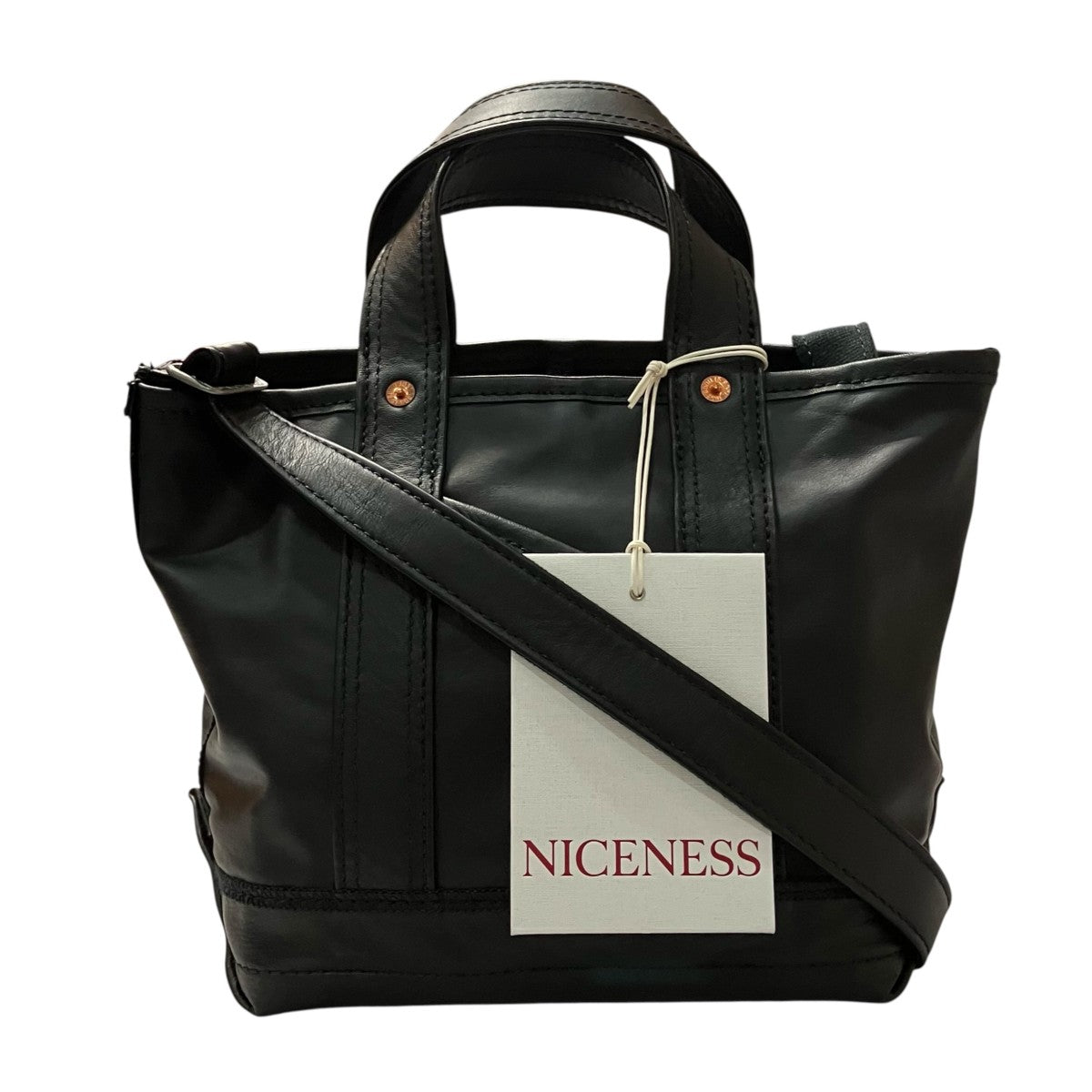 NICENESS(ナイスネス) レザーショルダーバッグNN-3604A17 NN-3604A17