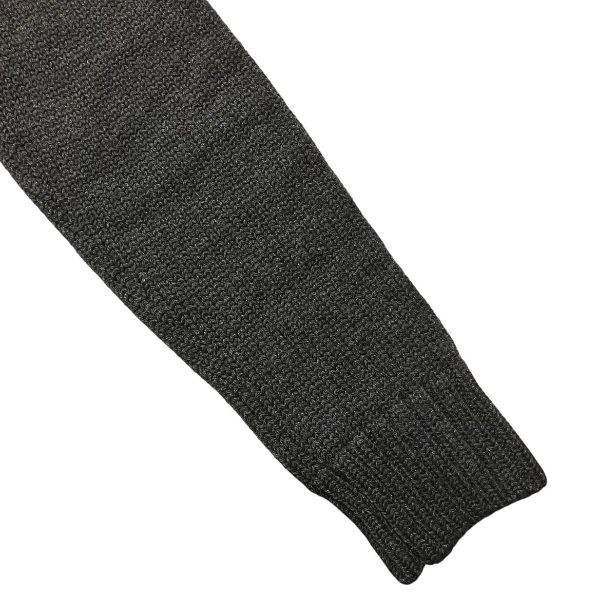 03AWSPIRAL ZIP CHUNKY SWEATERハイネックニット