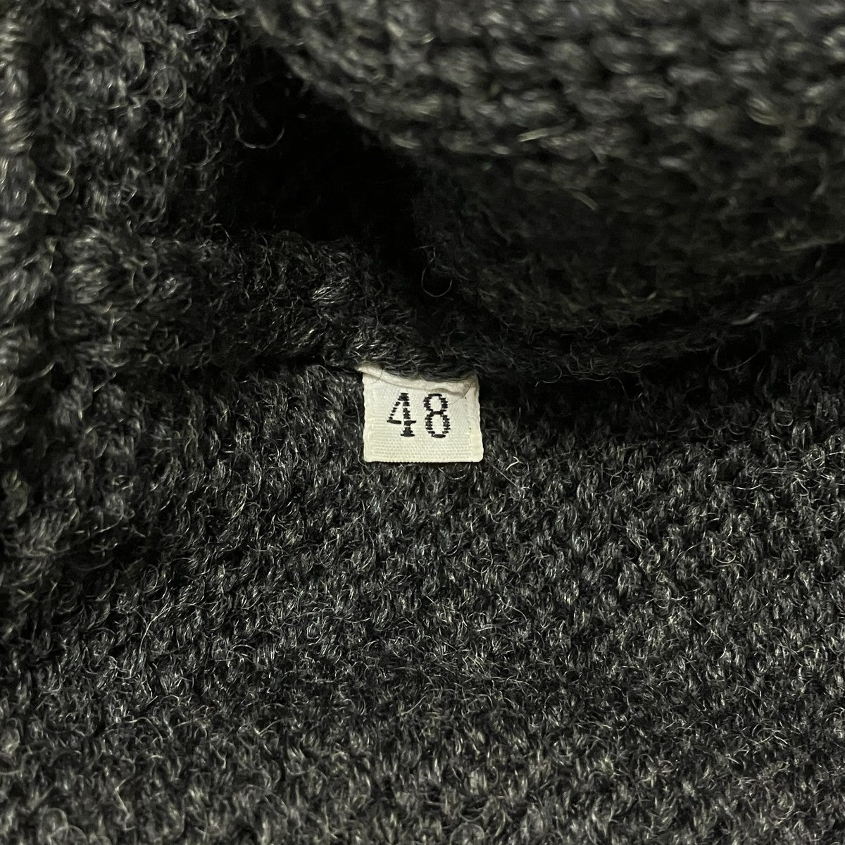03AWSPIRAL ZIP CHUNKY SWEATERハイネックニット
