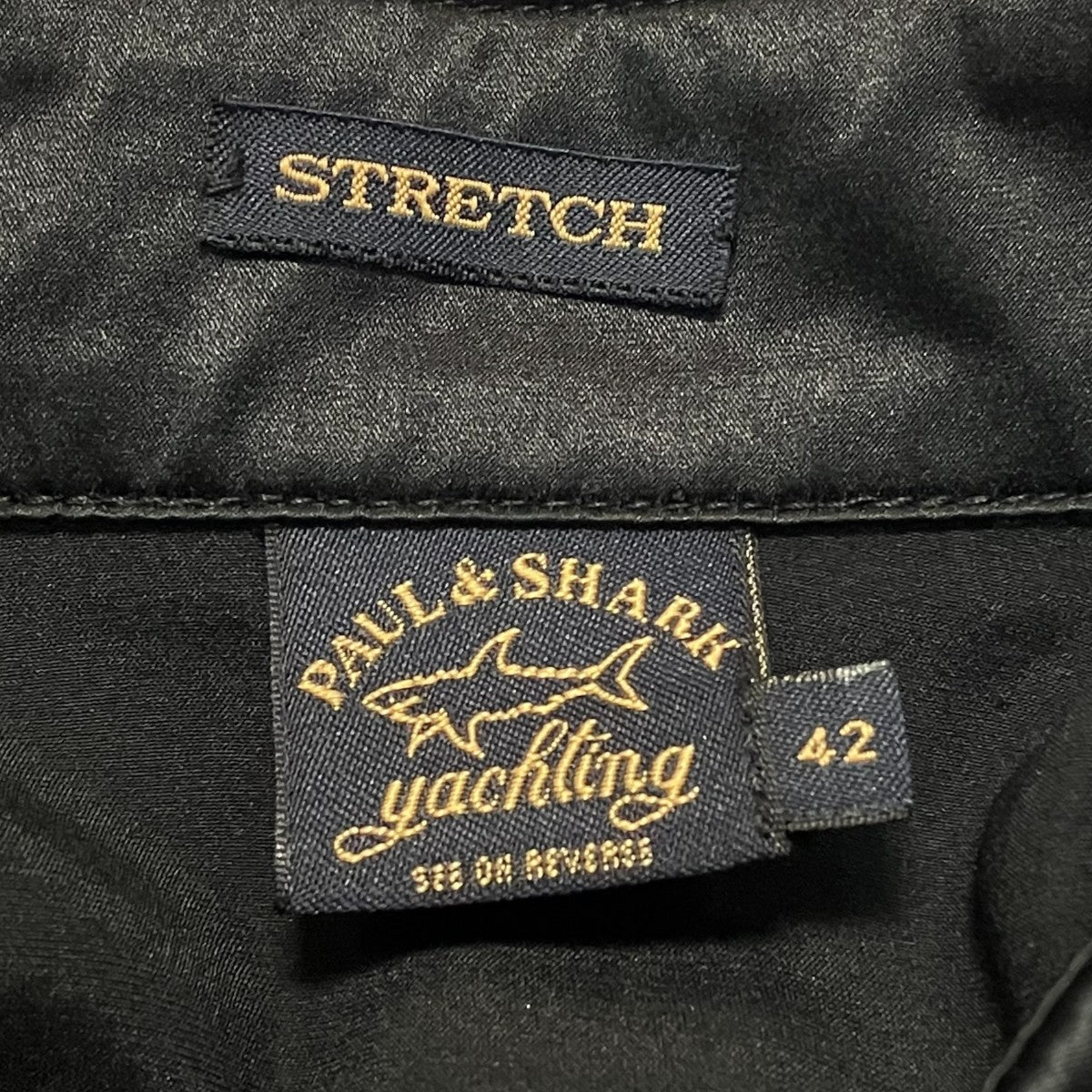 イタリア製ストレッチシルクシャツ