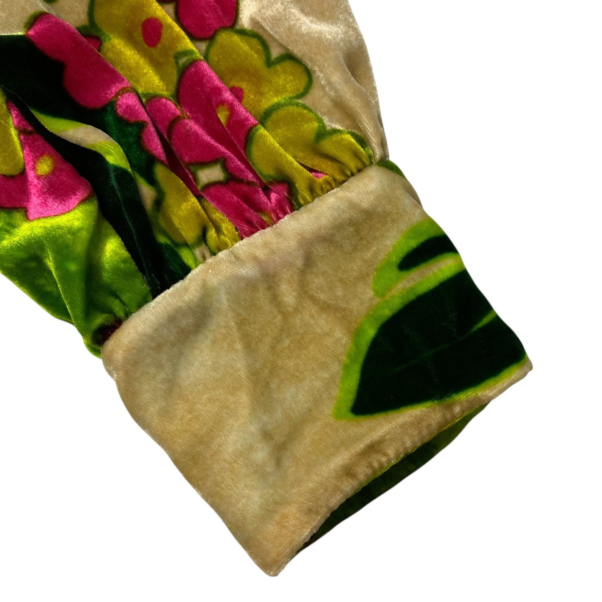 VELVET FLORAL PRINTED TOP長袖Tシャツ71 01 06 01109