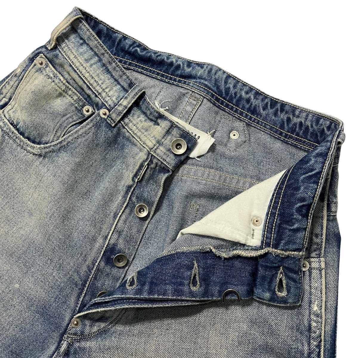 25SSディストレストジーンズデニムパンツS50LA0240