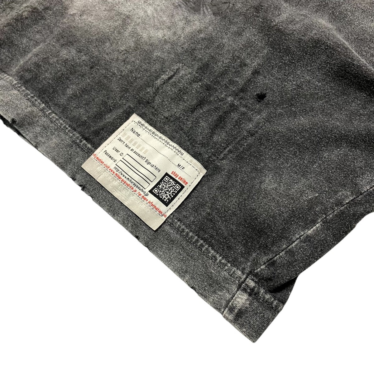 クロップドダメージＴシャツB14TS592