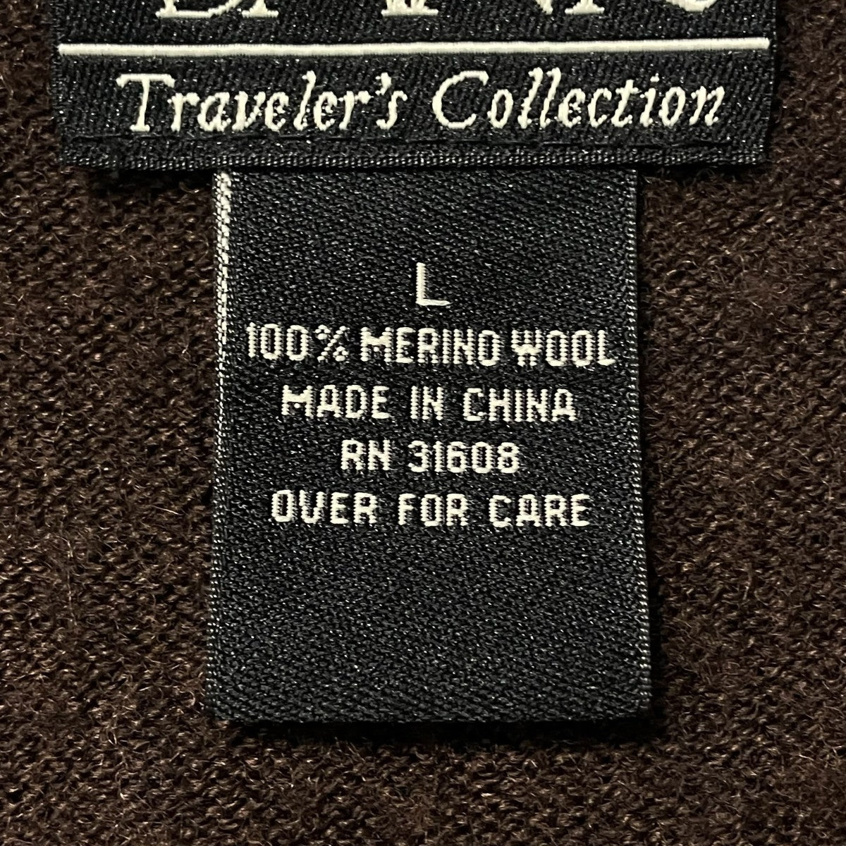 MERINO WOOLVネックセーター
