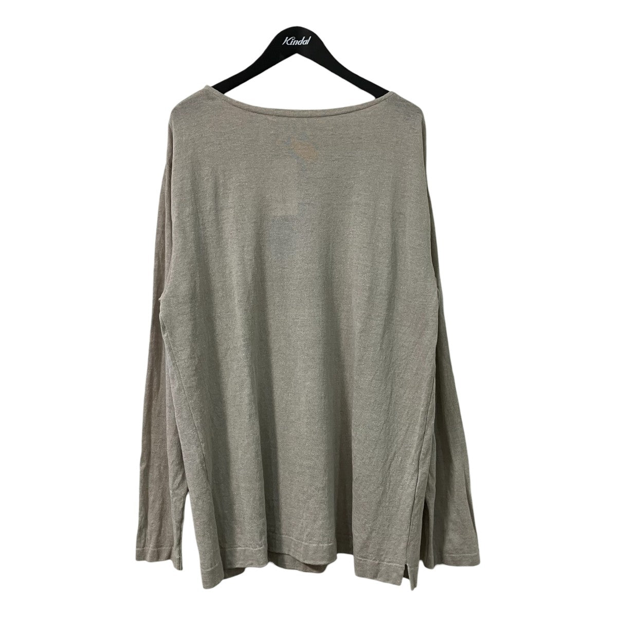 AMA LINEN BASQUE KNIT PULLOVERロングスリーブカットソー95 262 018