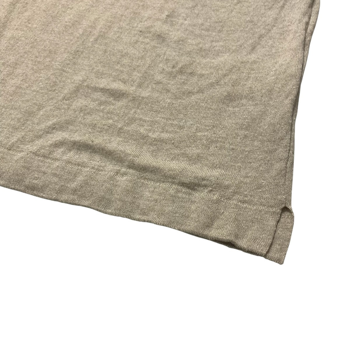 AMA LINEN BASQUE KNIT PULLOVERロングスリーブカットソー95 262 018