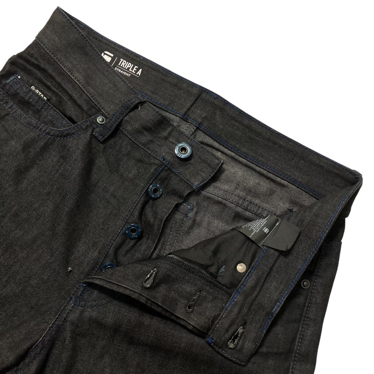 Triple A Regular Straight JeansデニムパンツD19161