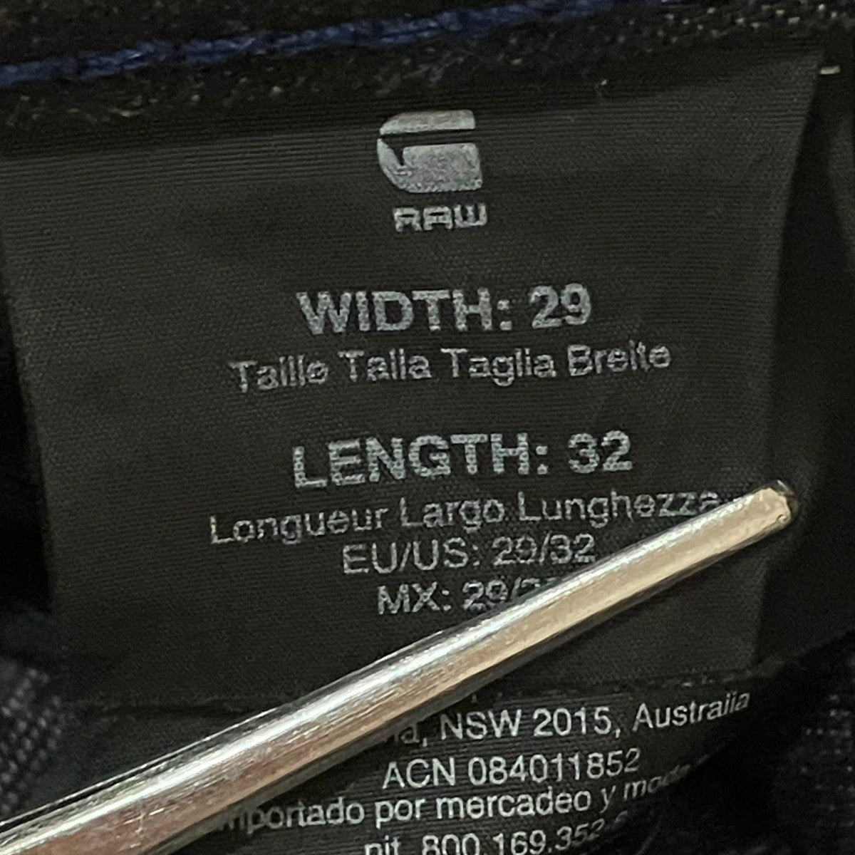 Triple A Regular Straight JeansデニムパンツD19161
