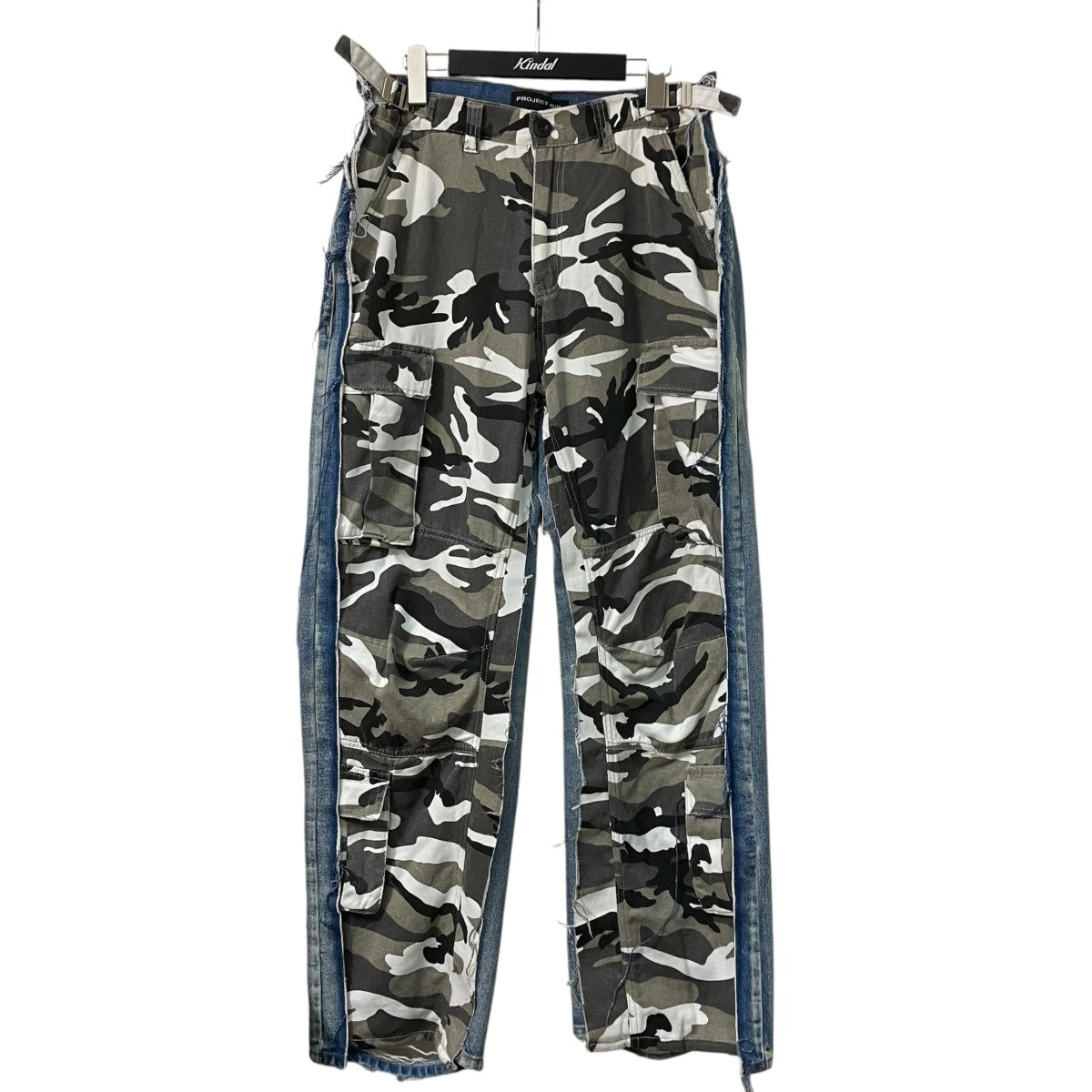 CAMO HYBRID DENIM PANTSドッキングカモデニム