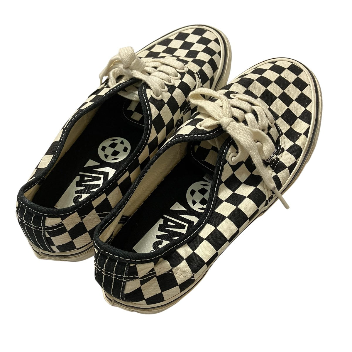 VANS チェッカースニーカー 古着・中古-2枚目のアイテム画像