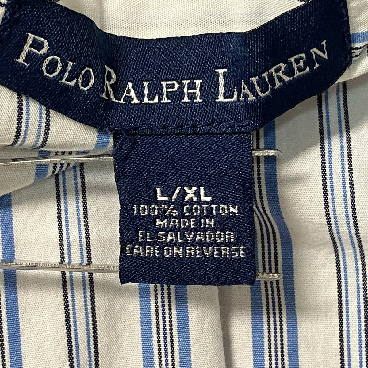RALPH LAUREN ストライプガウンシャツ 古着・中古-10枚目のアイテム画像
