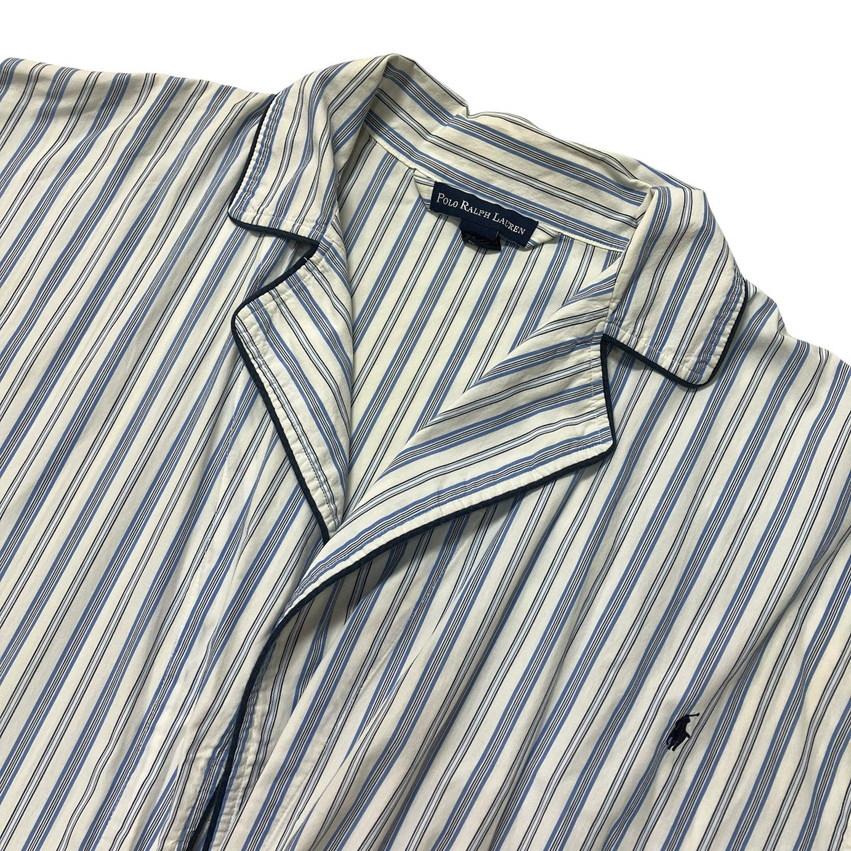 RALPH LAUREN ストライプガウンシャツ 古着・中古-3枚目のアイテム画像