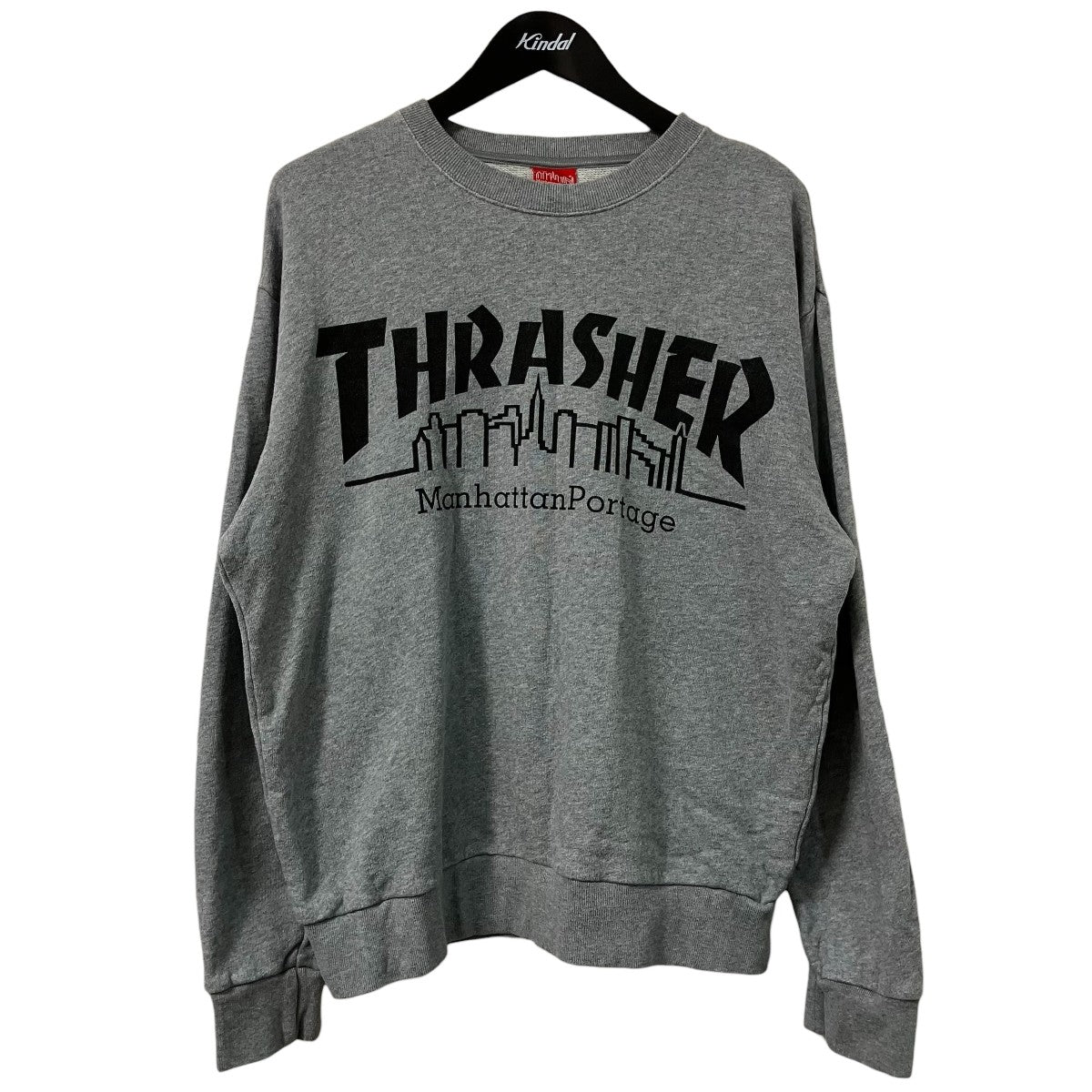 THRASHER×Manhattan Portage フロントプリントスウェット24FW-MP-M587 古着・中古-1枚目のアイテム画像