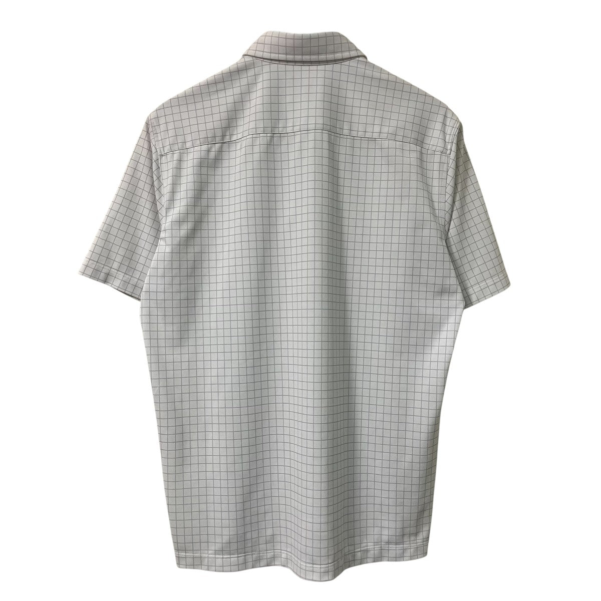 MACKINTOSH PHILOSOPHY トロッター 鹿の子ジャージー プリント柄バリエーション ボタンダウンチェック柄半袖ポロシャツH1M77-547-0640 古着・中古-2枚目のアイテム画像