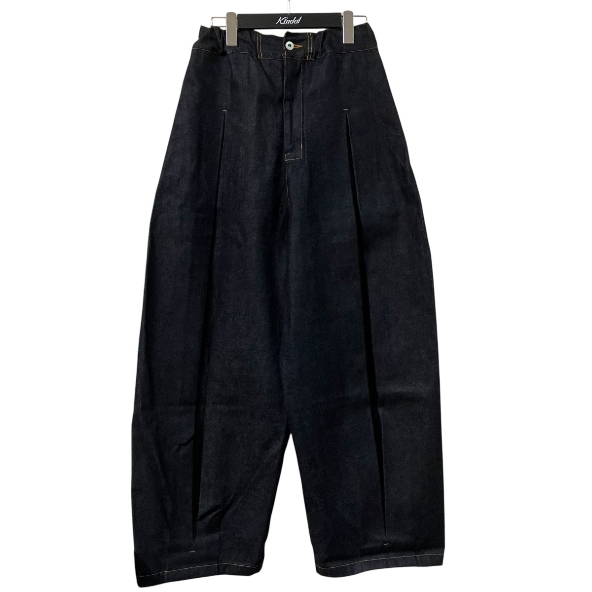 sage NATION 26SSBOX PLEAT TROUSER RAW DENIMタックワイドデニムパンツS074 BOX PLEAT 古着・中古-1枚目のアイテム画像