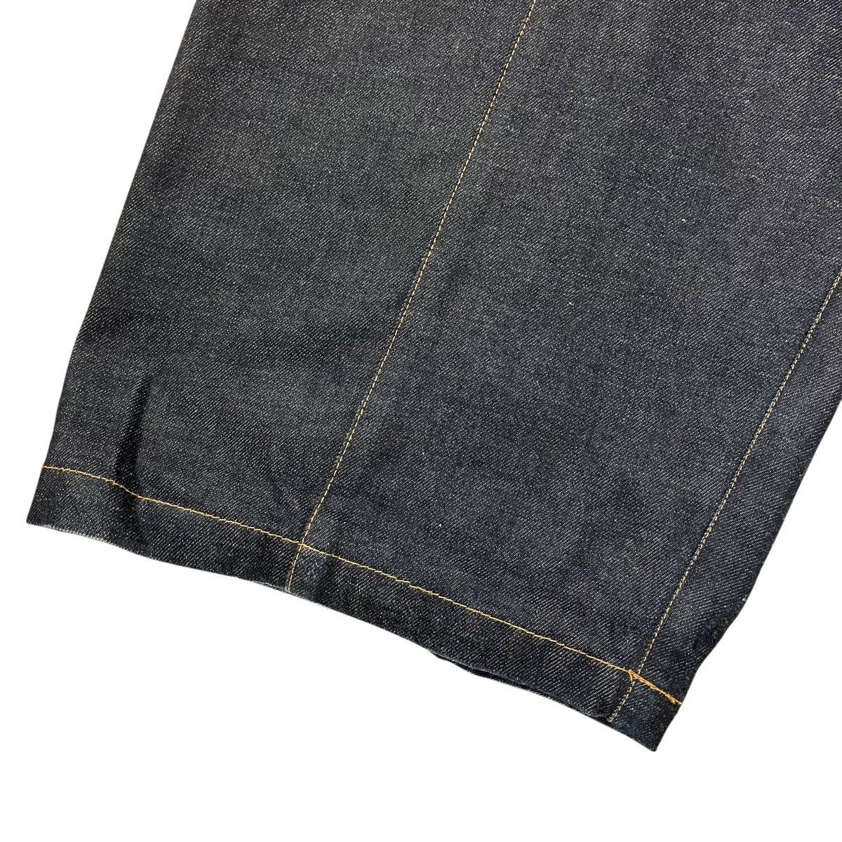 sage NATION 26SSBOX PLEAT TROUSER RAW DENIMタックワイドデニムパンツS074 BOX PLEAT 古着・中古-6枚目のアイテム画像